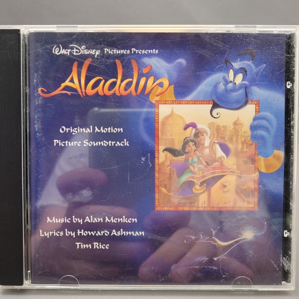 Aladdin Original Motion Picture Soundtrack by Alan Menken (CD, 1992)